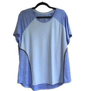 DANSKIN Purple Athletic Dri More Top XXL